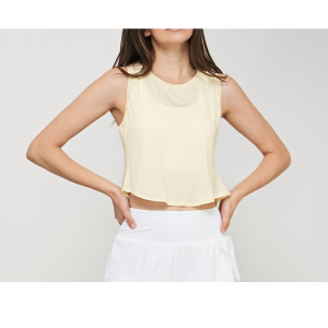 Tách Net Fine O cổ Yoga Vest