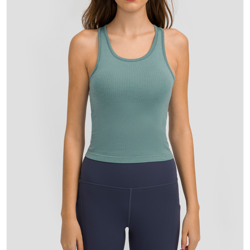 O cổ I-Betded Padded Yoga Vest