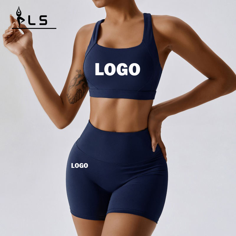 SC9284 Quần short tập luyện vòng eo cao Cust