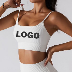 SC10174 BRA TRẮNG TRẮNG ĐIỆN TIỀN HOẠT ĐỘNG GYM LABET PREY LABE YOGA BRAS SEXY SEXT ERTRAPY Custom Sports cho phụnữ