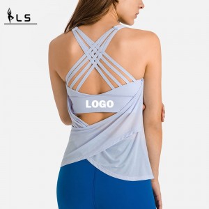 SC10251 Xe tăng tùy chỉnh Top Stringer Tank Top Body Body Fashion Loose Blouse Vest Yoga Vest