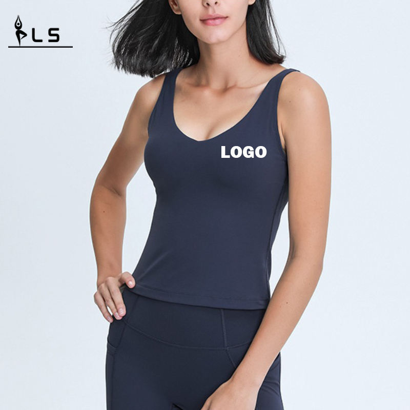 SC10252 Yoga Tank Top với áongực Vestswear Workout Tank Tank top cho phụnữ phụnữ Yoga Tank Top Women