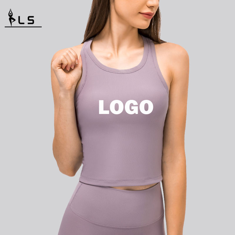 SC10255 TOPS DRAIN DRAPE TANK FITTED TOP GOT thể thao Thể thaonén Yoga Tank Tank với miếng đệm