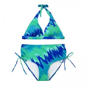 Teal dây đeo dây đeo quần áo bơi dây đeonơ quần áo bơi in áo tắm