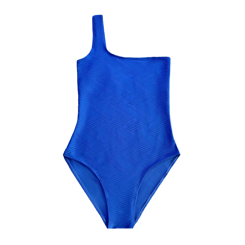 Bộ đồ bơi một mảnh màu xanh mẫu màu xanh